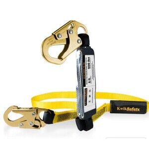 KwikSafety COPPERHEAD Single Leg Adjustable 4' to 6' Positioning Safety Lanyard